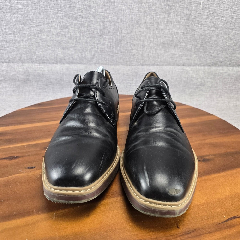 Nunn Bush Mens Dress Shoes Black Leather‎ Oxfords Lace Up Comfort Size 11.5M - Picture 3 of 14